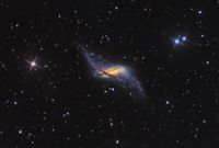 NGC 660 - The Polar Ring Galaxy (HaLRGB)