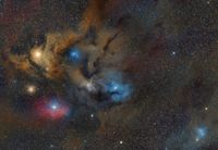 Antares, M4 and the Rho Ophiuchi Cloud Complex